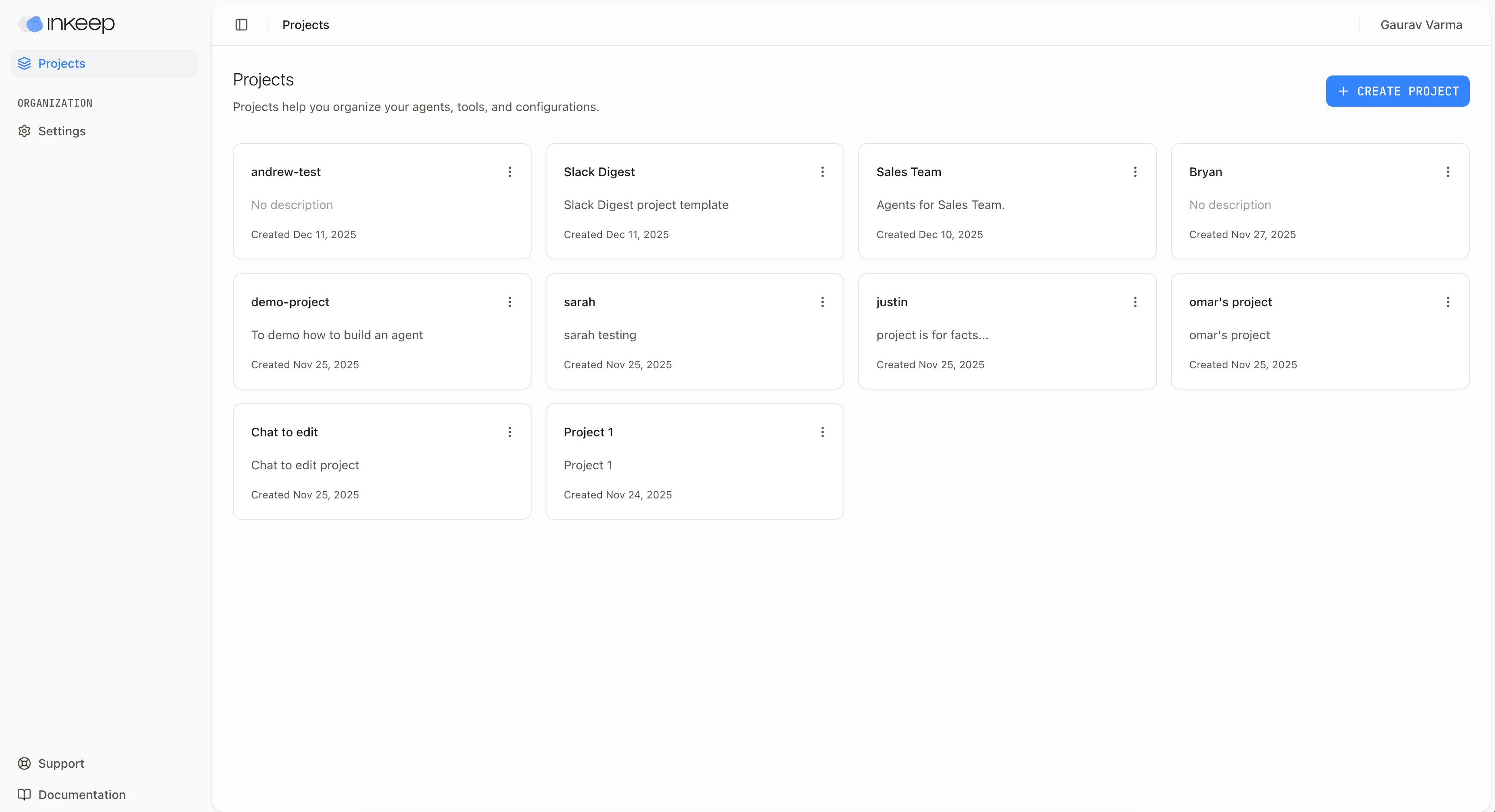 Inkeep Cloud Project Overview